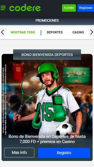 Promociones actualizadas en Codere