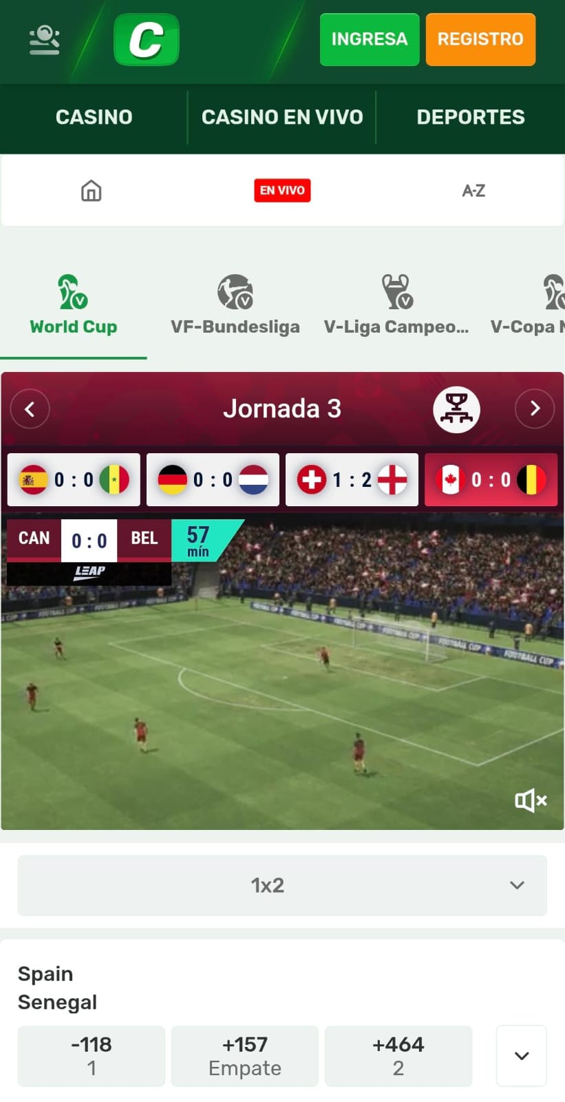 Deportes Virtuales Campobet Movil