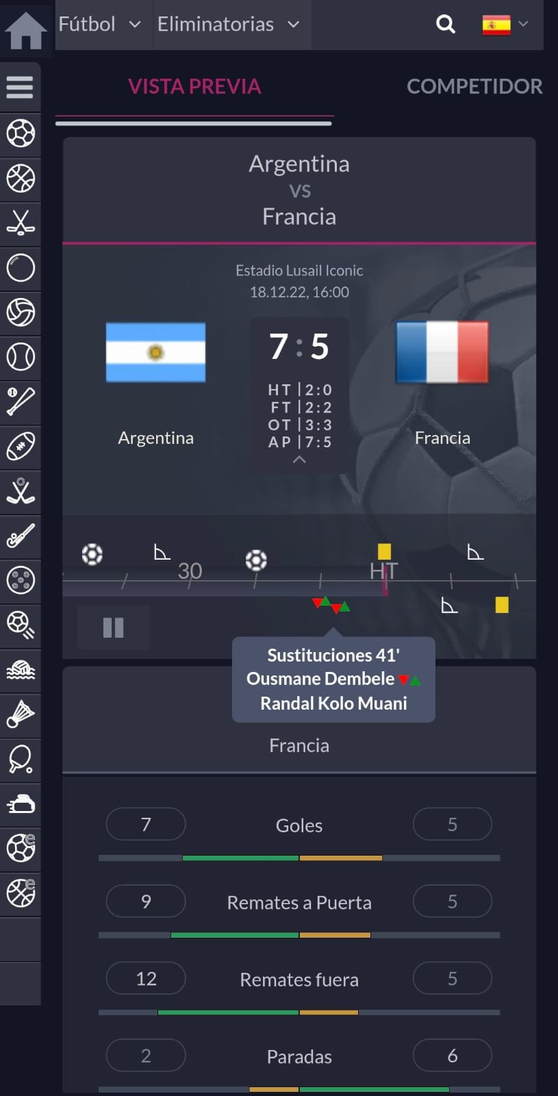 Apuestas en Vivo Diamante Movil