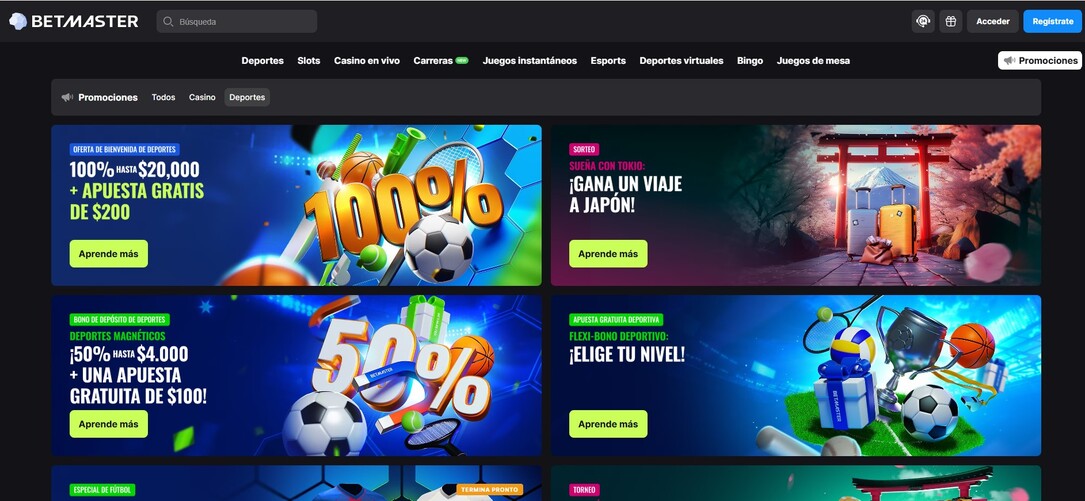 Promociones Betmaster