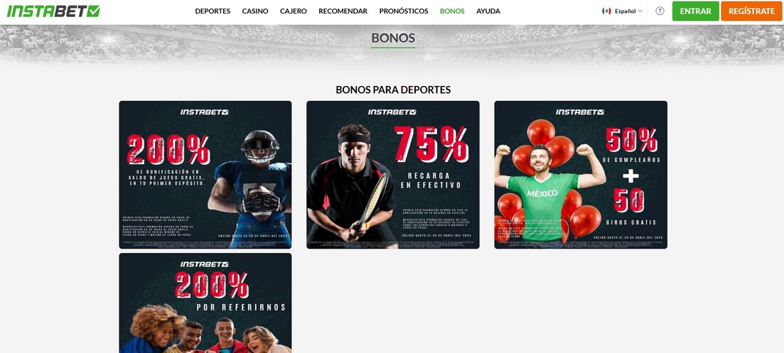 Promociones Instabet