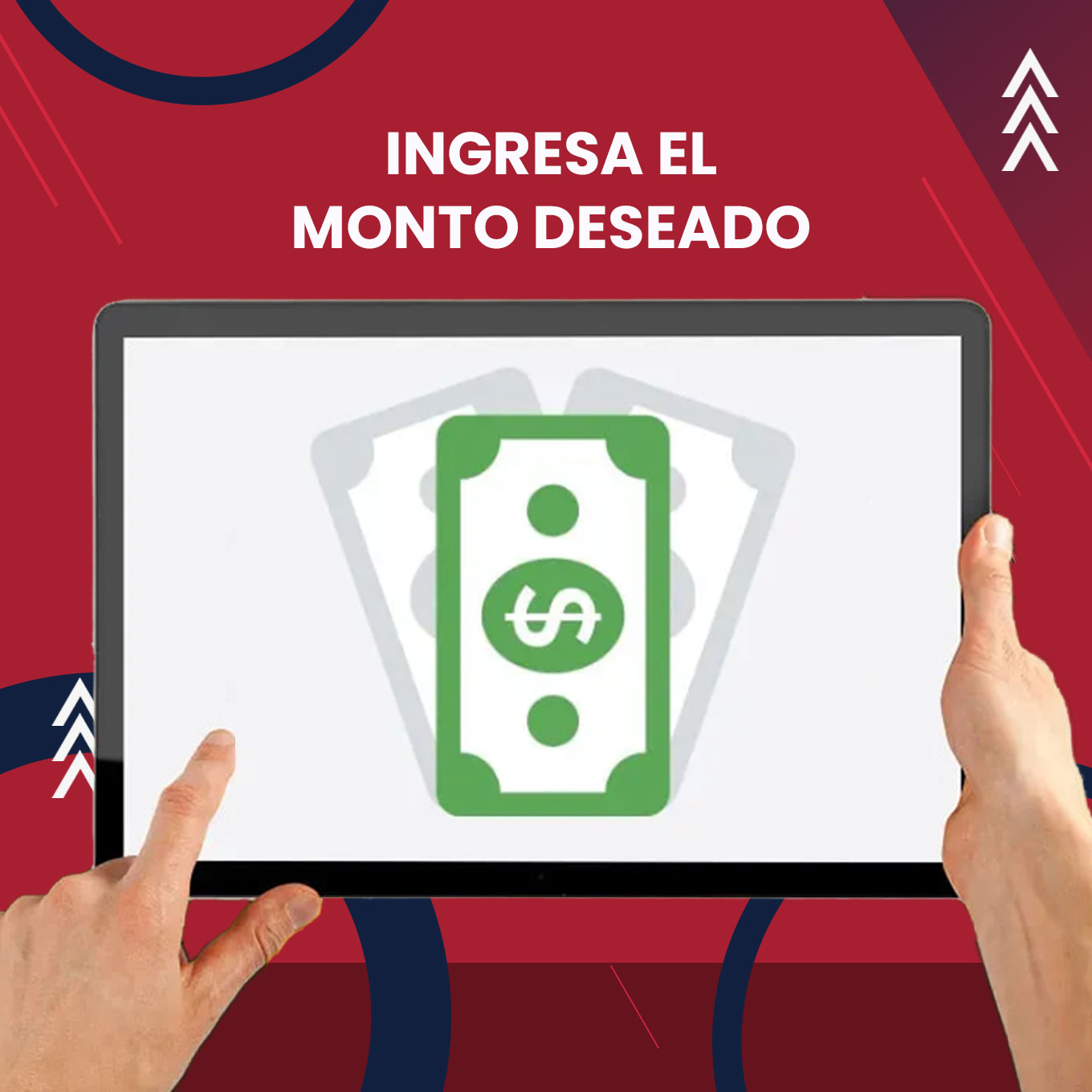 Ingresa el importe deseado