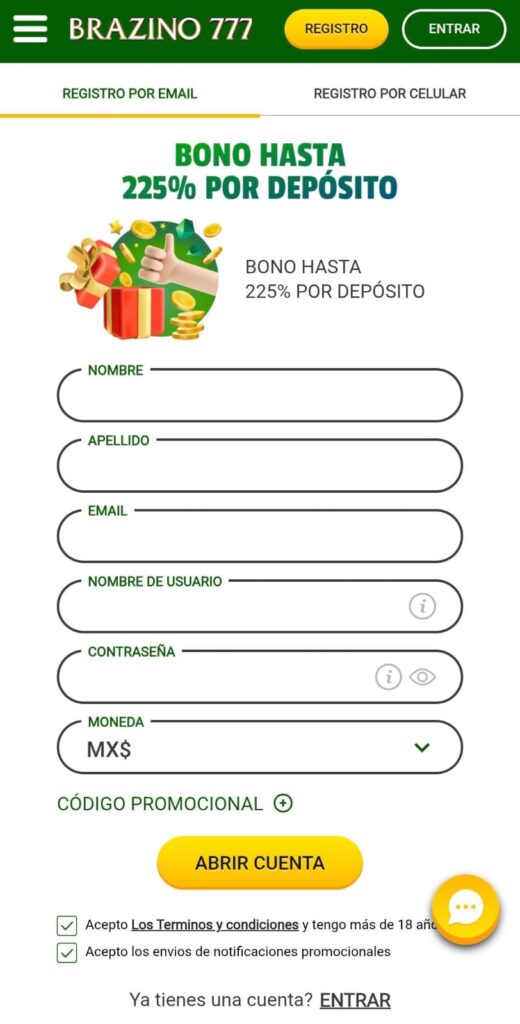 Step 3 Brazino777 Registro