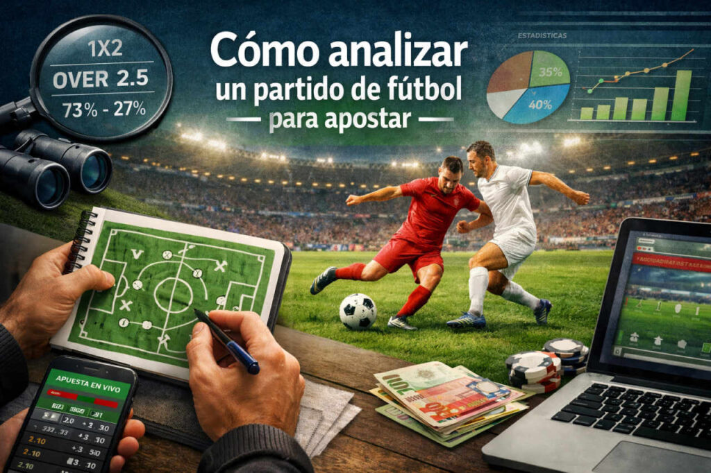 Cómo analizar un partido de fútbol para apostar en México