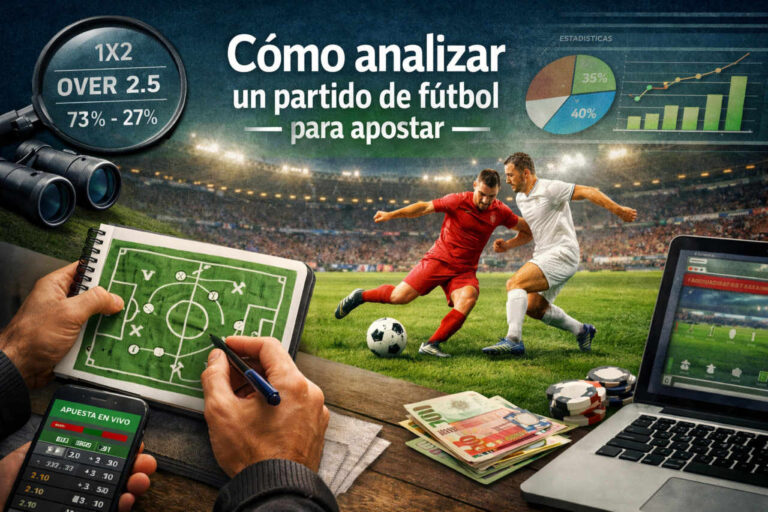 Cómo analizar un partido de fútbol para apostar en México