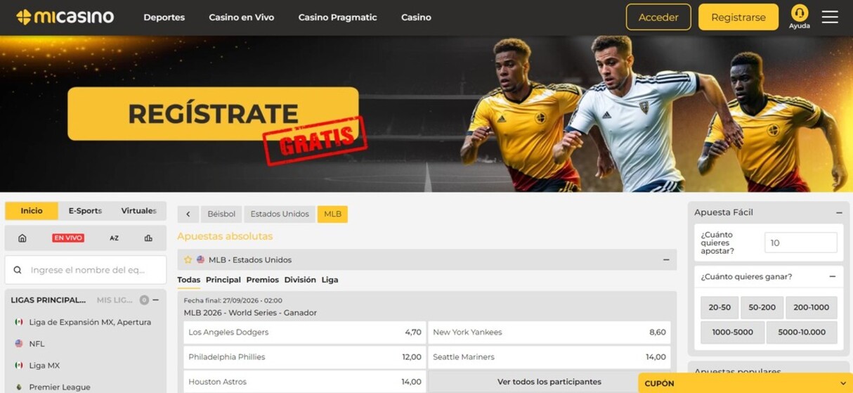 Apuestas Deportivas Micasino Mexico Beisbol