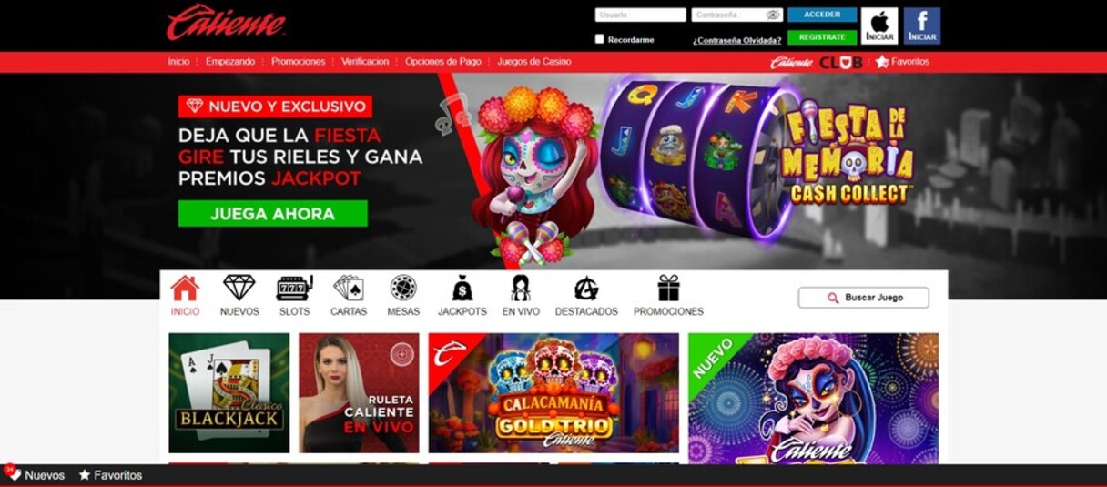 Casino Caliente Mexico Casino Pagina principal pc