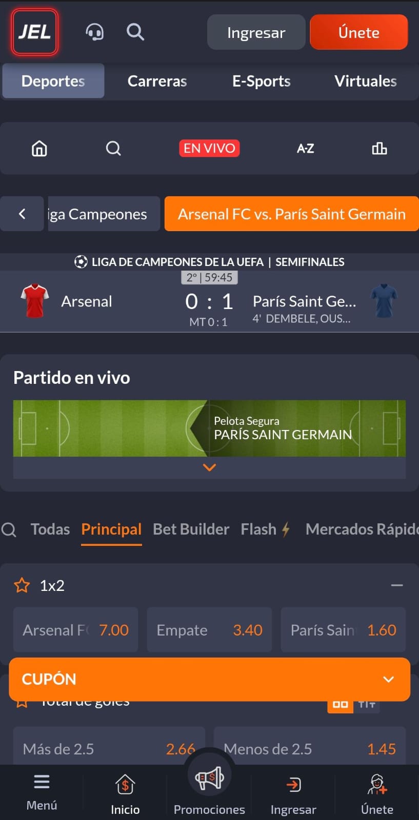 Apuestas en vivo Juega en linea Mexico movil
