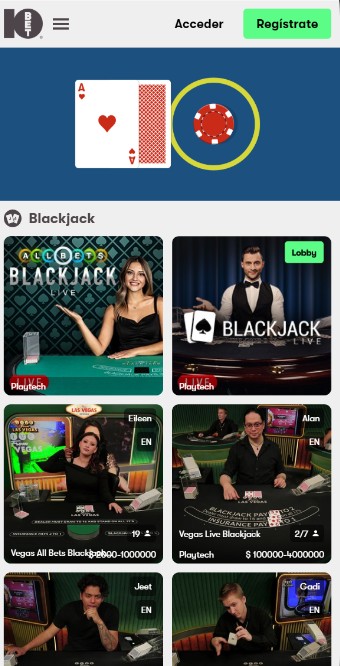 Blackjack 10bet Casino Mexico