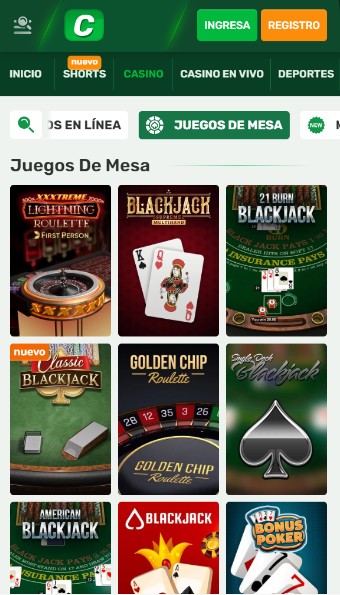 Campobet Casino Mexico Juegos de mesa