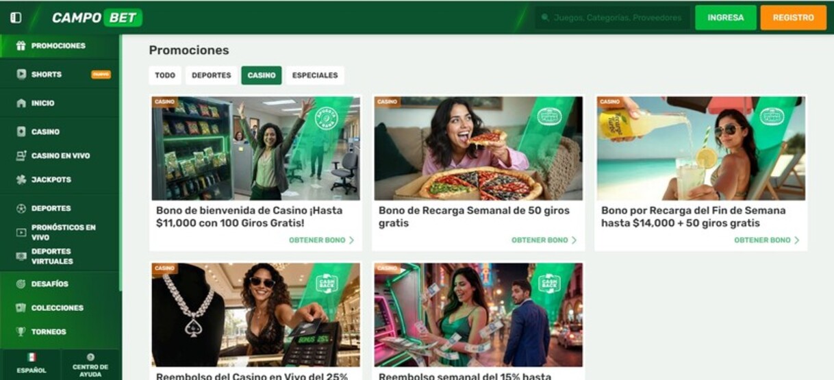 Campobet Casino Mexico Promociones