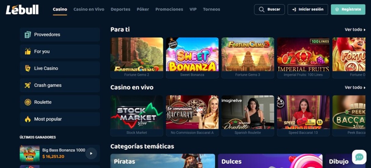 Lebull Mexico Casino Pagina Principal pc