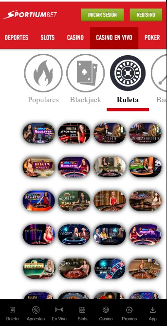 Sportiumbet Mexico Casino Ruleta