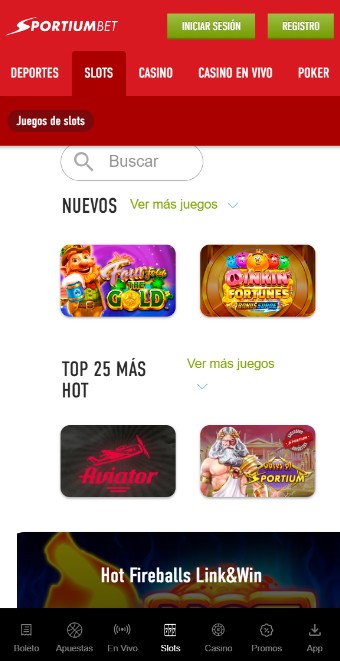Sportiumbet Mexico Casino Slots