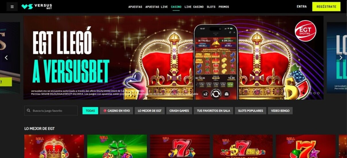 Versusbet Casino Mexico Pagina Principal pc