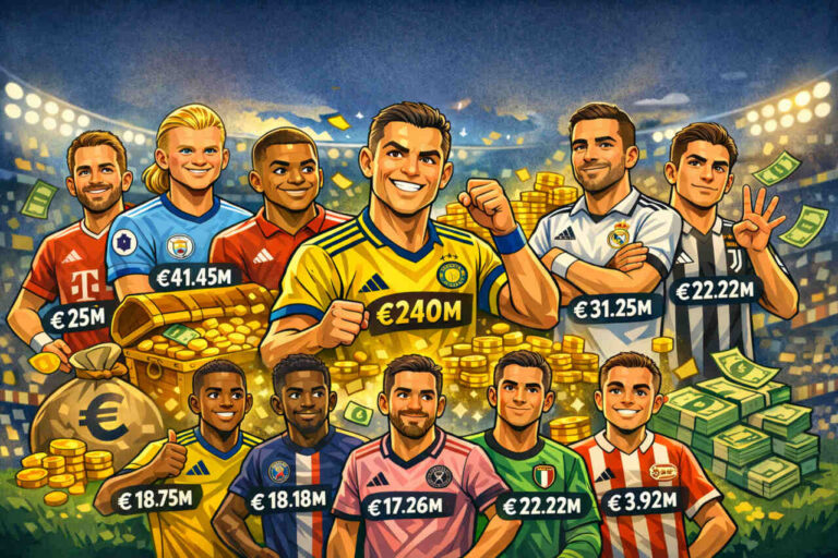 Futbolistas que más ganan