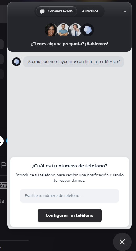 Betmaster Mexico Chat en Vivo