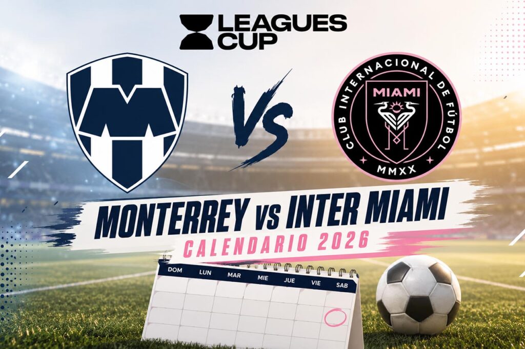 Monterrey frente a Inter Miami en la Leagues Cup 2026