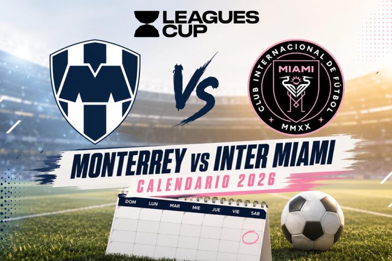 Monterrey frente a Inter Miami en la Leagues Cup 2026