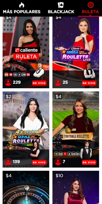 Caliente Casino Ruletas MX