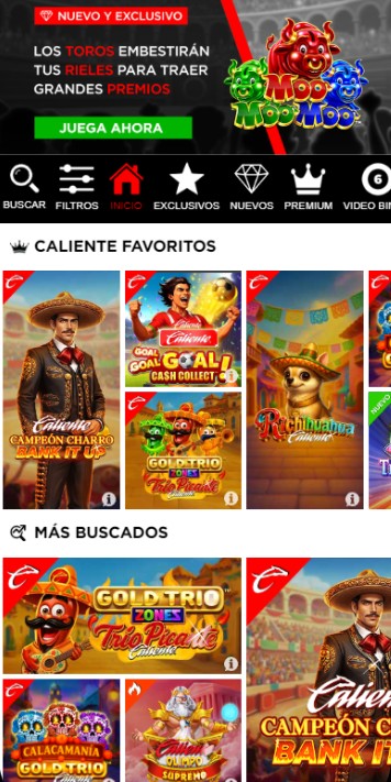 Caliente Casino slots MX
