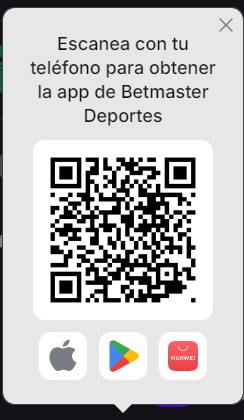 codigo QR app Betmaster México