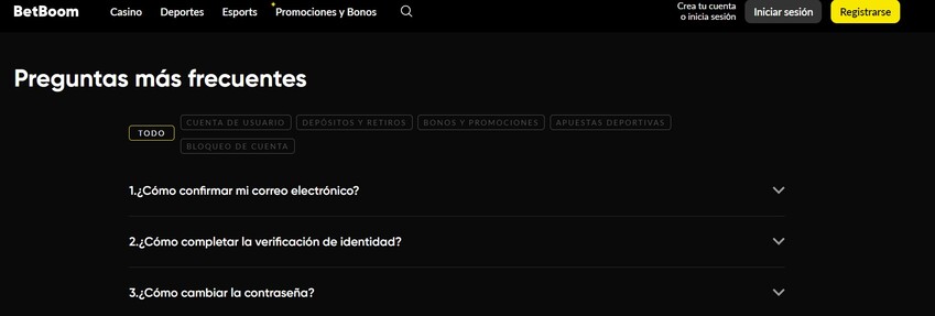 FAQ Betboom Mexico