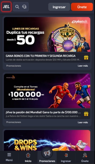 Juegaenlinea Mexico Casino Promociones