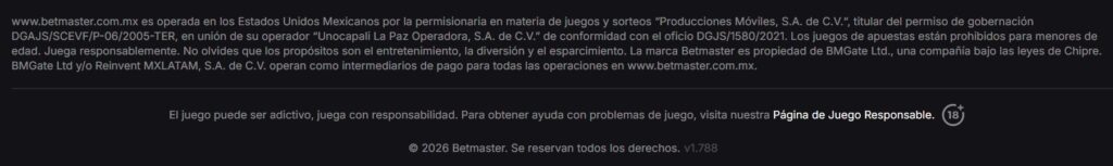 Licencias Betmaster México