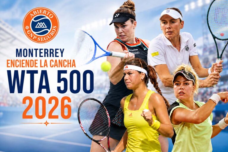 Abierto de Monterrey 2026 con jugadoras destacadas del WTA 500