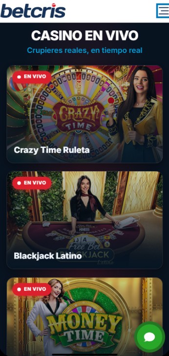 Betcris Casino en Vivo