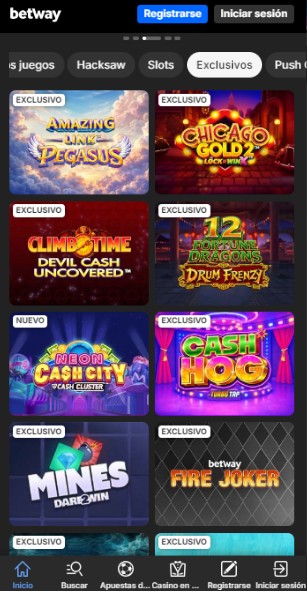 Betway Casino Exclusivos