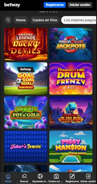 Betway Mexico Casino Juegos