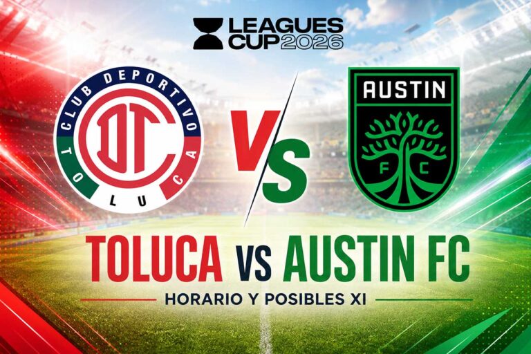 Toluca vs Austin FC en los cuartos de final de Leagues Cup 2026