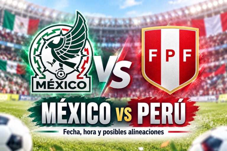 México vs. Perú antes del amistoso internacional