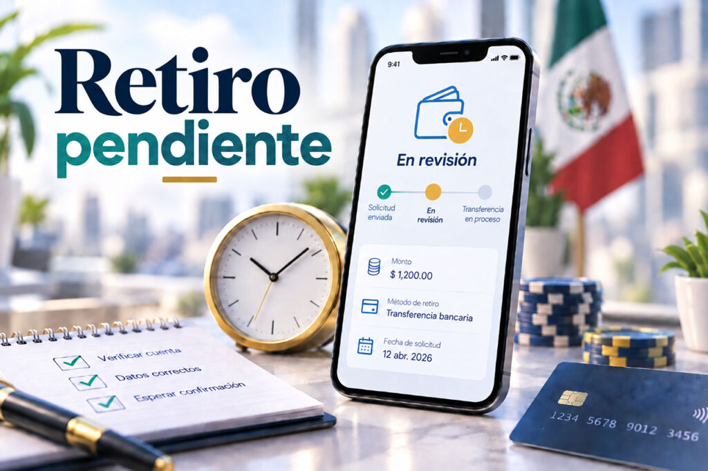 Retiro pendiente en un casino online en revisión