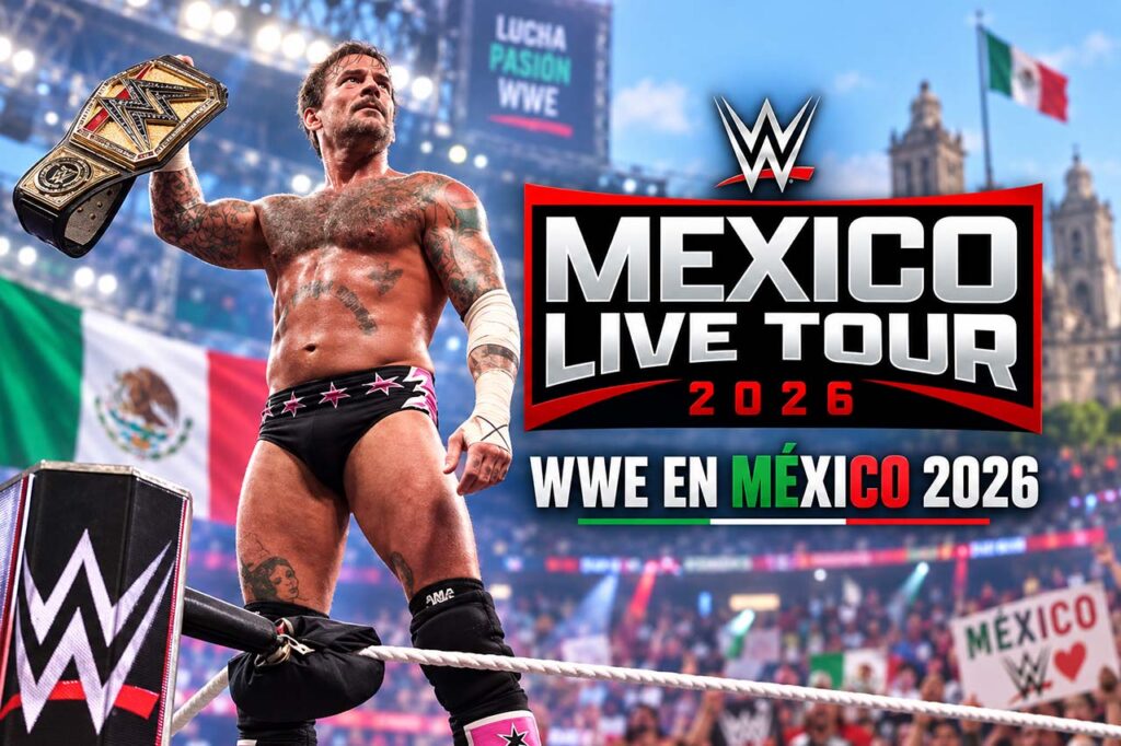 WWE en México 2026 durante la gira de septiembre