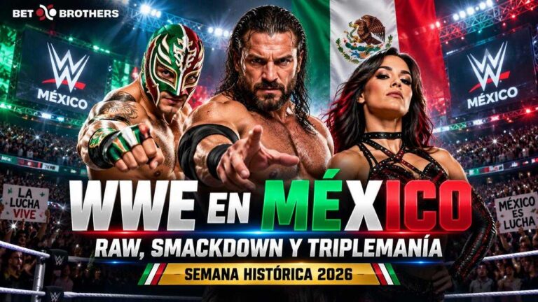 WWE en México 2026 con RAW, SmackDown y Triplemanía 34