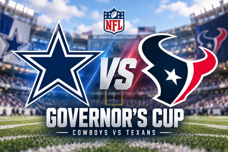 Cowboys vs Texans frente a frente por la Governor’s Cup de la NFL