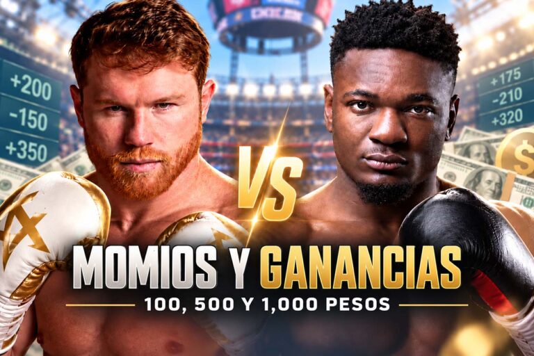 Canelo Álvarez vs Christian Mbilli con momios y ganancias de 100, 500 y 1,000 pesos