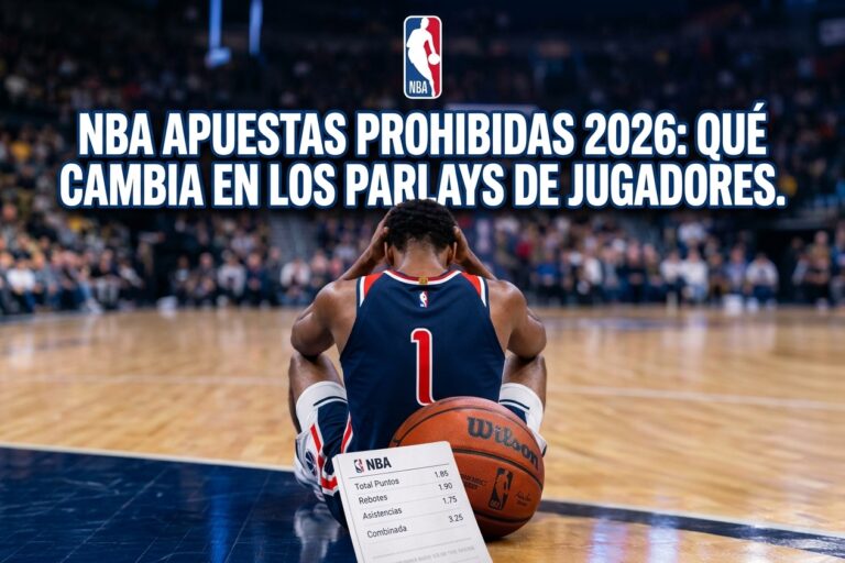 Restricciones de la NBA a las apuestas de jugadores y los parlays de unders en 2026.